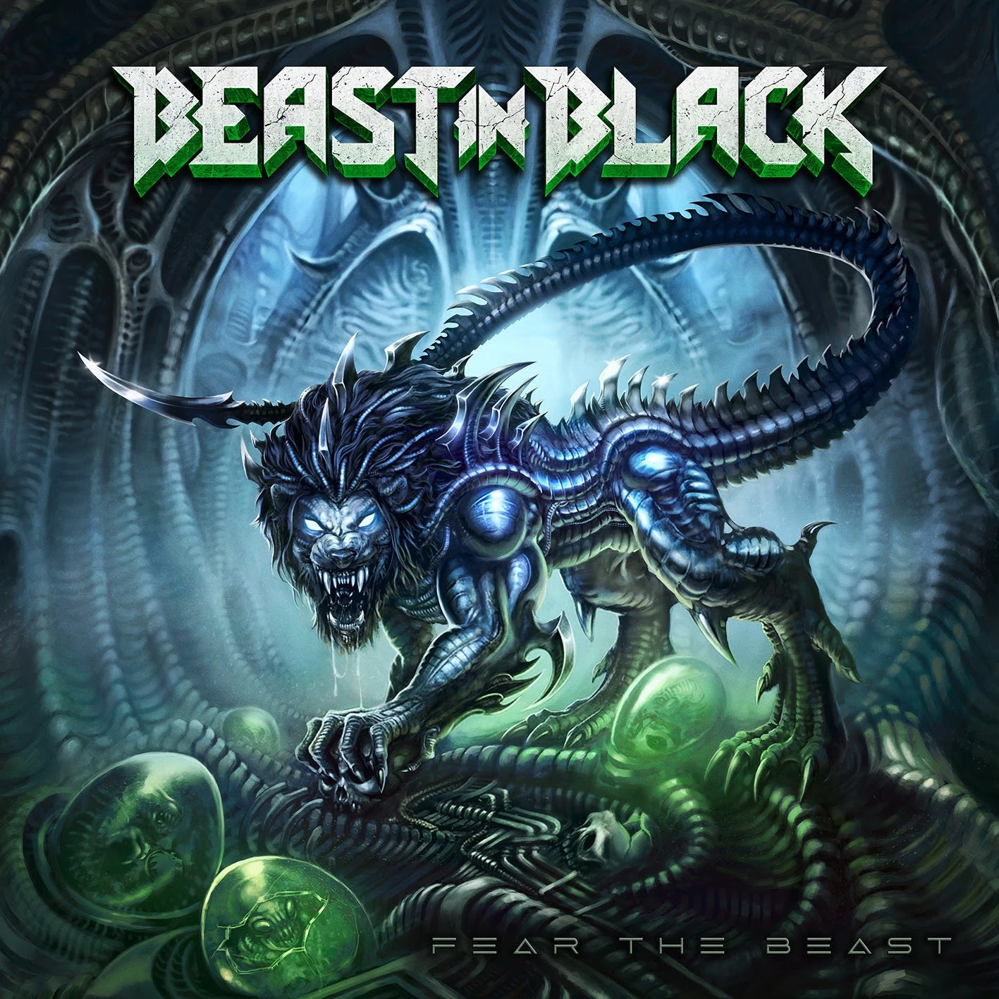 Portada de Fear The Beast, el nuevo disco de Beast In Black