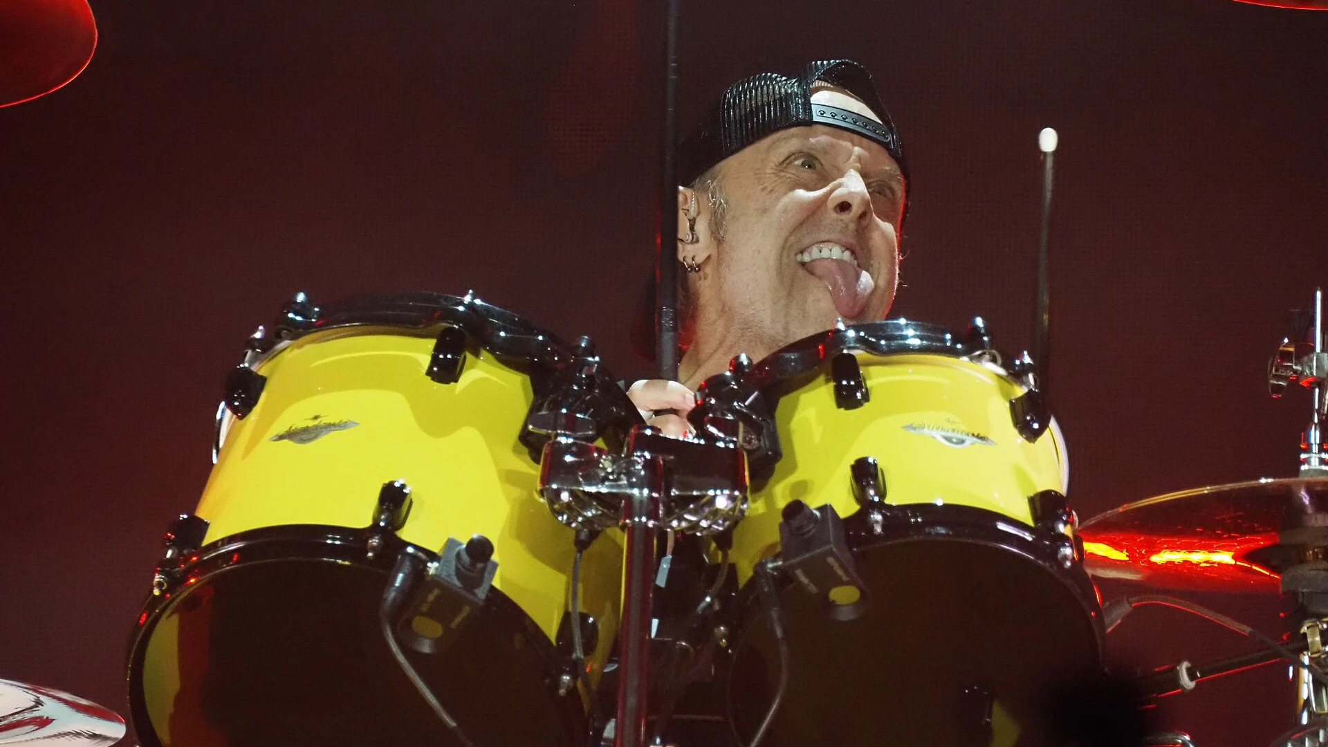 Lars Ulrich en vivo con Metallica