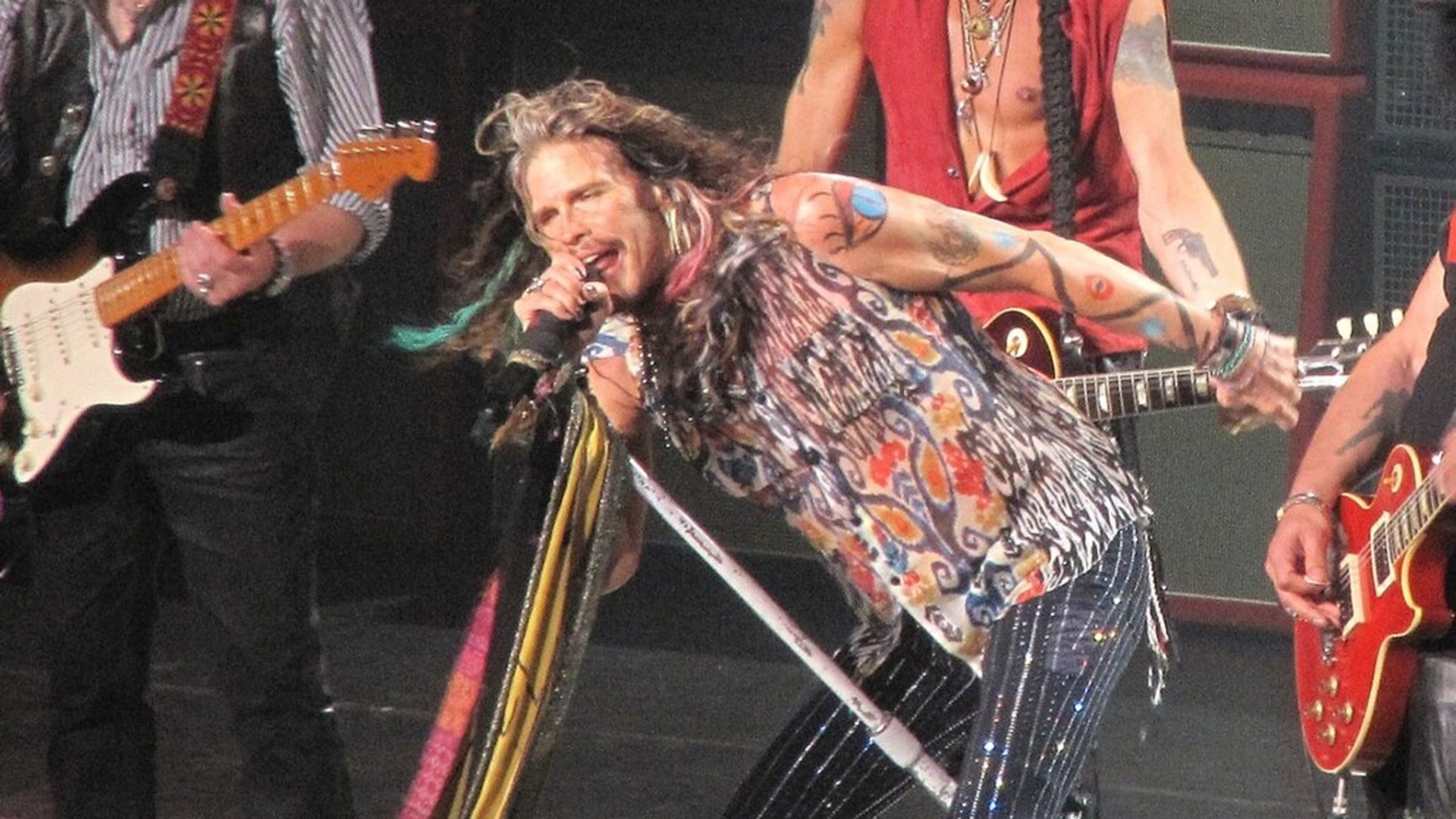 Steven Tyler en vivo con Aerosmith